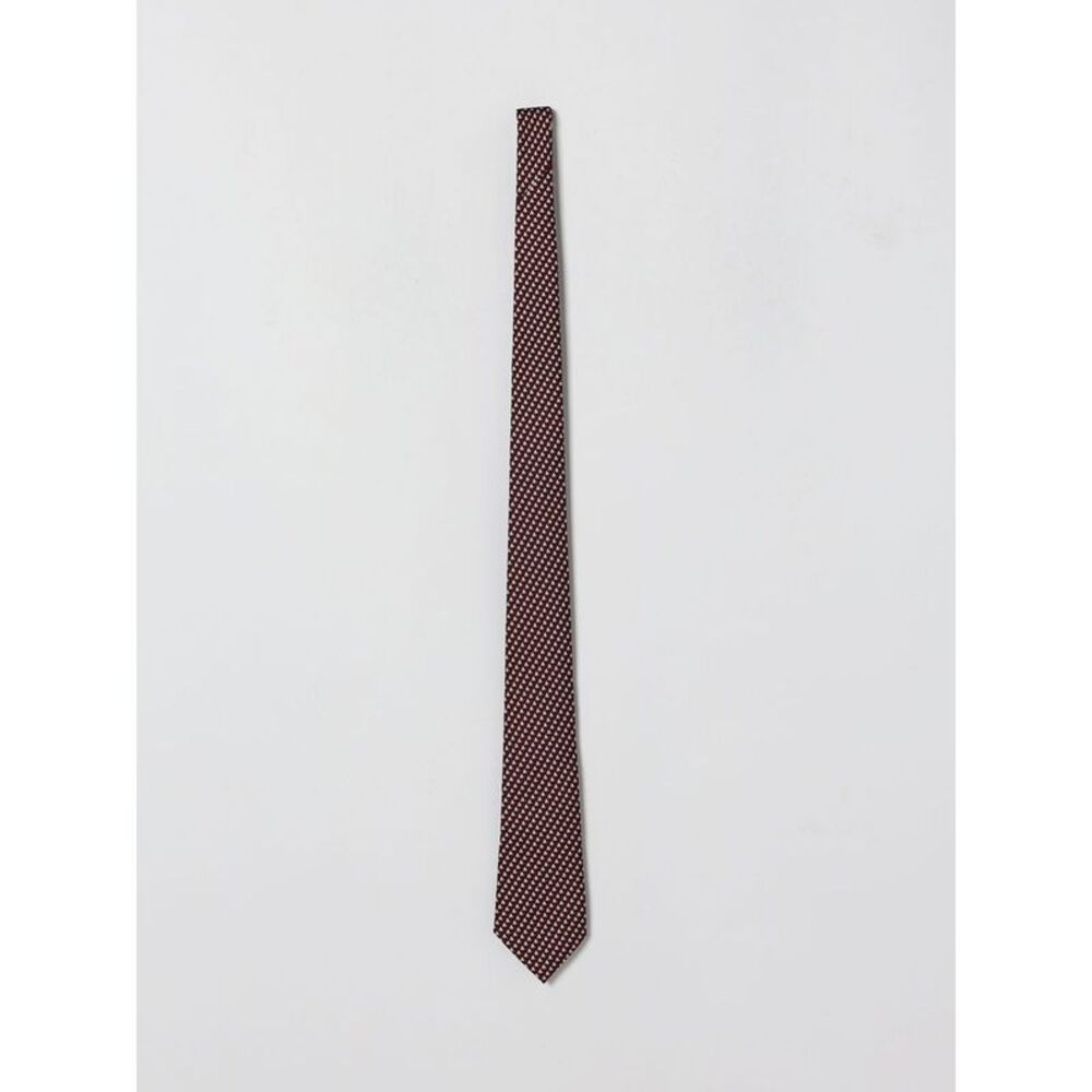 Zegna Tie Men Burgundy